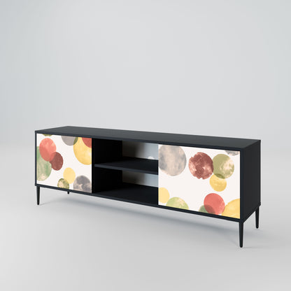 FLEETING HAPPINESS Mobile TV a 2 ante con finitura nera