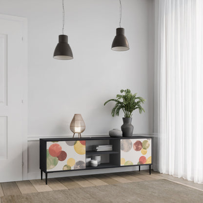 FLEETING HAPPINESS Mobile TV a 2 ante con finitura nera