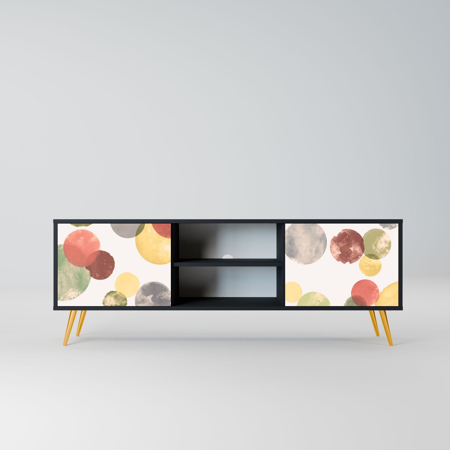 FLEETING HAPPINESS Mobile TV a 2 ante con finitura nera