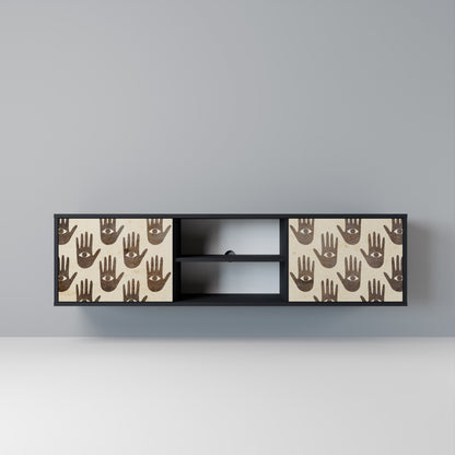 SEE MORE Mobile TV a 2 Ante in Finitura Nera