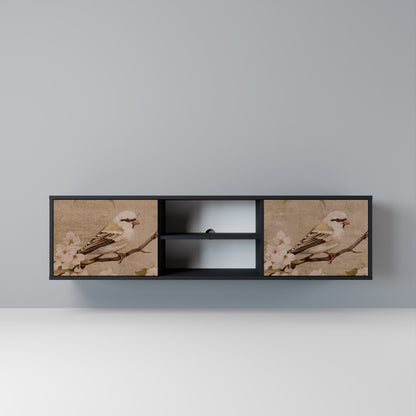 PETAL DISTINGUISH Mobile TV a 2 Ante in Finitura Nera