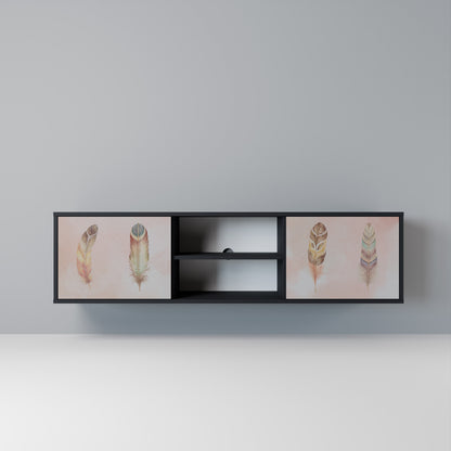 THE DELIQUESCE Mobile TV a 2 Ante in Finitura Nera
