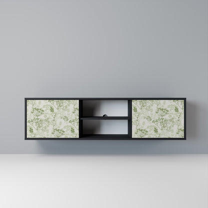 FENNEL BALDACHIN Mobile TV a 2 Ante in Finitura Nera