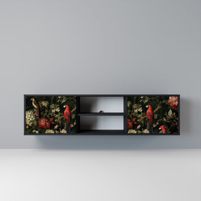 AVIAN GREENERY Mobile TV a 2 Ante in Finitura Nera