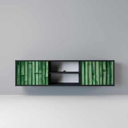 NATURAL GREEN Mobile TV a 2 Ante in Finitura Nera