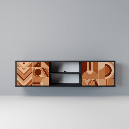 PRISM MOSAIC Mobile TV a 2 Ante in Finitura Nera