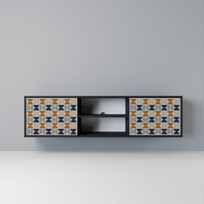 REFLECTION RANGE Mobile TV a 2 Ante in Finitura Nera
