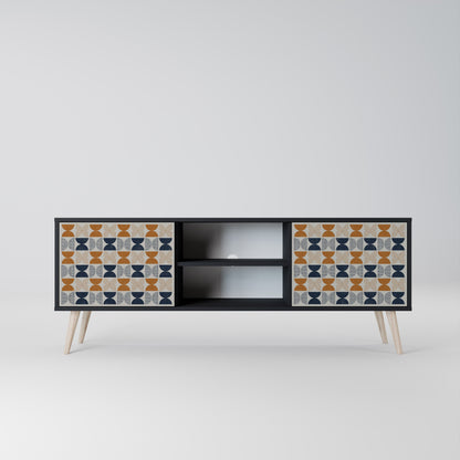 Mobile TV a 2 ante REFLECTION RANGE in finitura nera