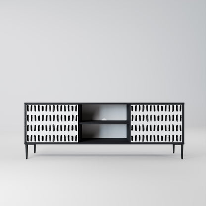 Mobile TV a 2 ante NIGHTY MELODIES in finitura nera