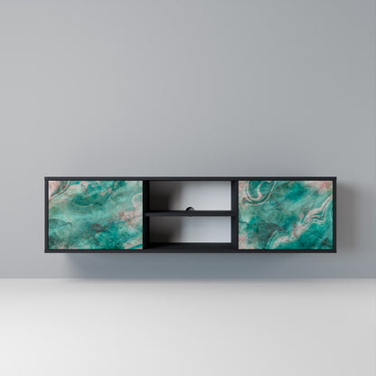 ABSTRACT ALCHEMY Mobile TV a 2 Ante in Finitura Nera