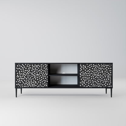 Mobile TV BLINDING LIGHTS a 2 ante con finitura nera
