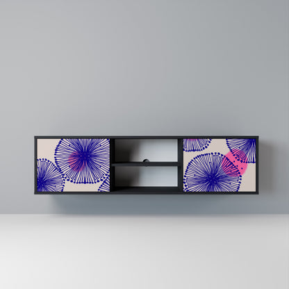 MAGIC NATURE Mobile TV a 2 Ante in Finitura Nera
