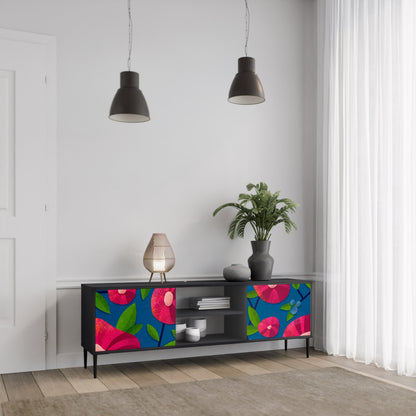 SPRING THOUGHTS Mobile TV a 2 ante con finitura nera