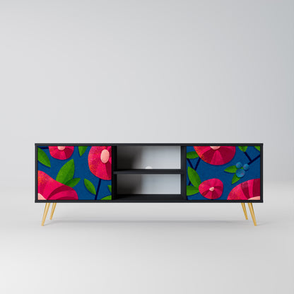 SPRING THOUGHTS Mobile TV a 2 ante con finitura nera