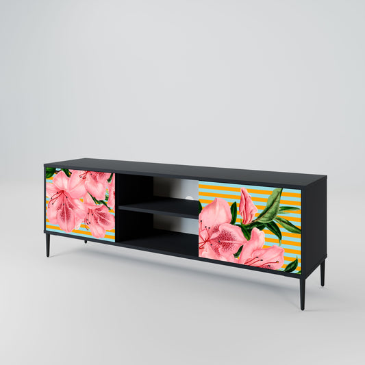 FRAGILE BEAUTY Mobile TV a 2 ante in finitura nera