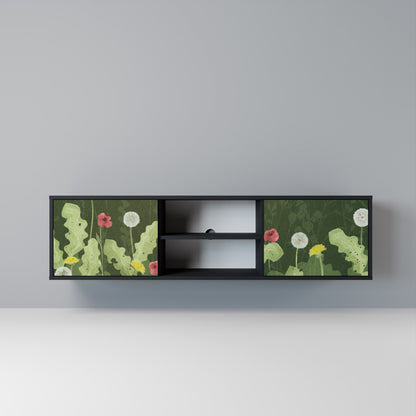 DANDELION AMUSE Mobile TV a 2 Ante in Finitura Nera