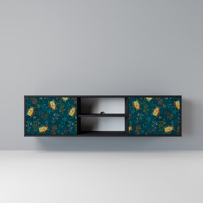AUTUMN INSECTS Mobile TV a 2 Ante in Finitura Nera