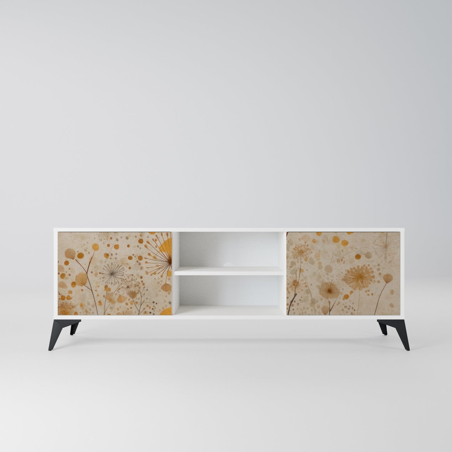 MORNING GLADE Mobile TV a 2 Ante in Finitura Bianca