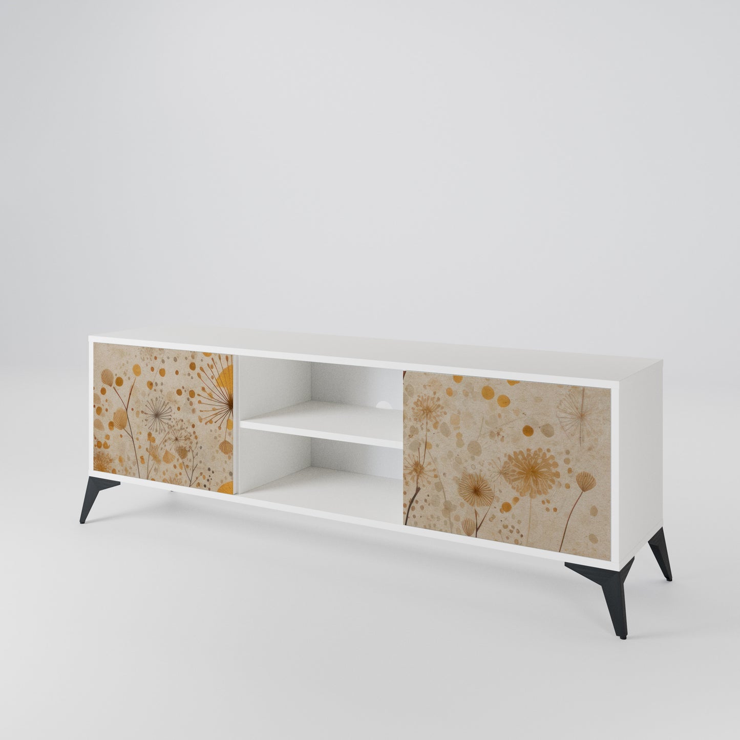 MORNING GLADE Mobile TV a 2 Ante in Finitura Bianca