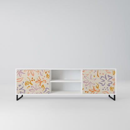 SPRING WHIMSY Mobile TV a 2 Ante in Finitura Bianca