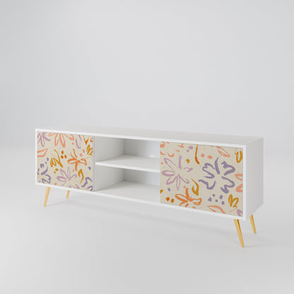 SPRING WHIMSY Mobile TV a 2 Ante in Finitura Bianca