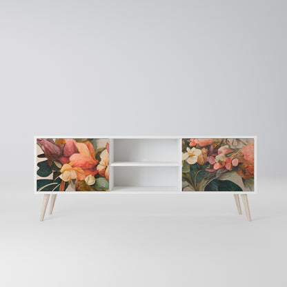 STYLISH BEAUTY Mobile TV a 2 Ante in Finitura Bianca