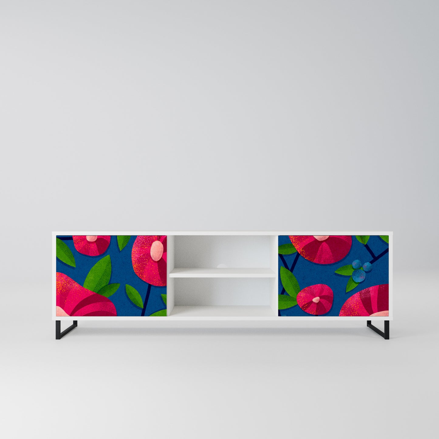 SPRING THOUGHTS Mobile TV a 2 Ante in Finitura Bianca