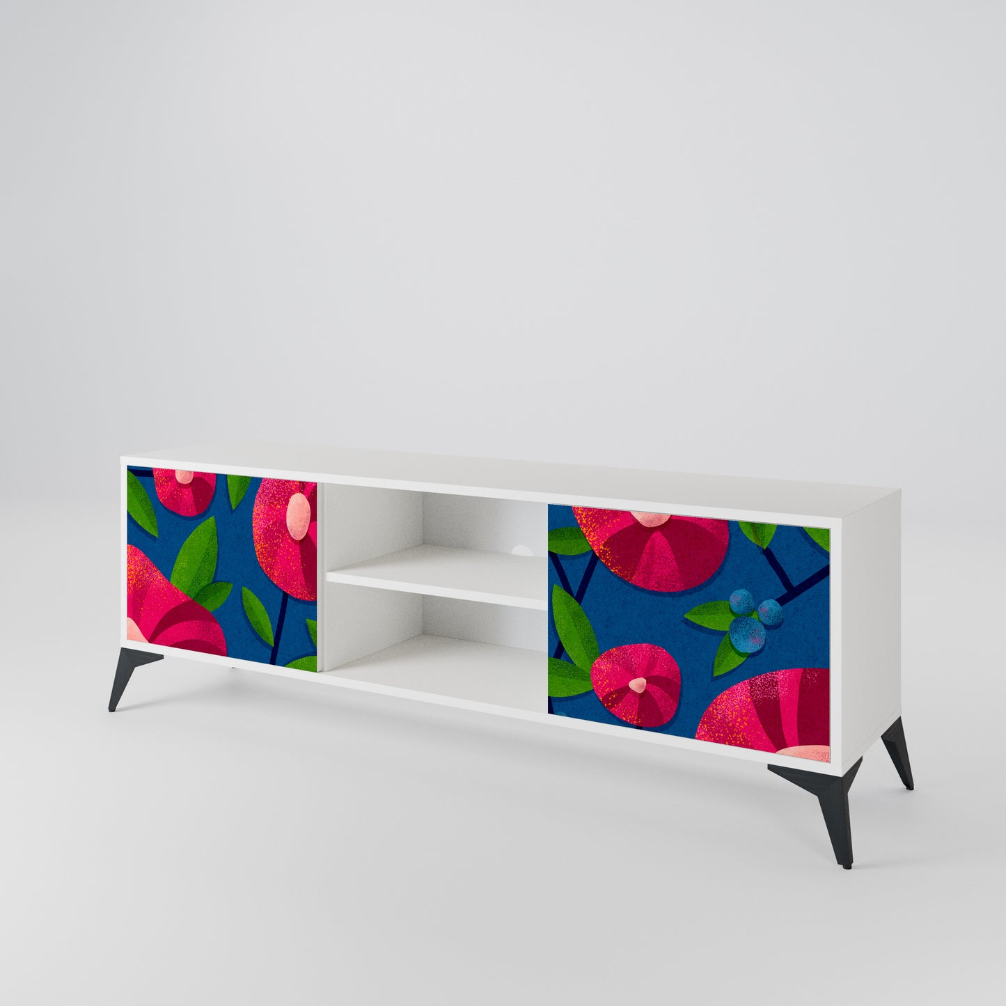 SPRING THOUGHTS Mobile TV a 2 Ante in Finitura Bianca