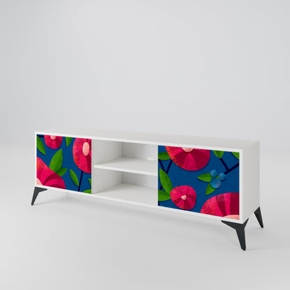 SPRING THOUGHTS Mobile TV a 2 Ante in Finitura Bianca