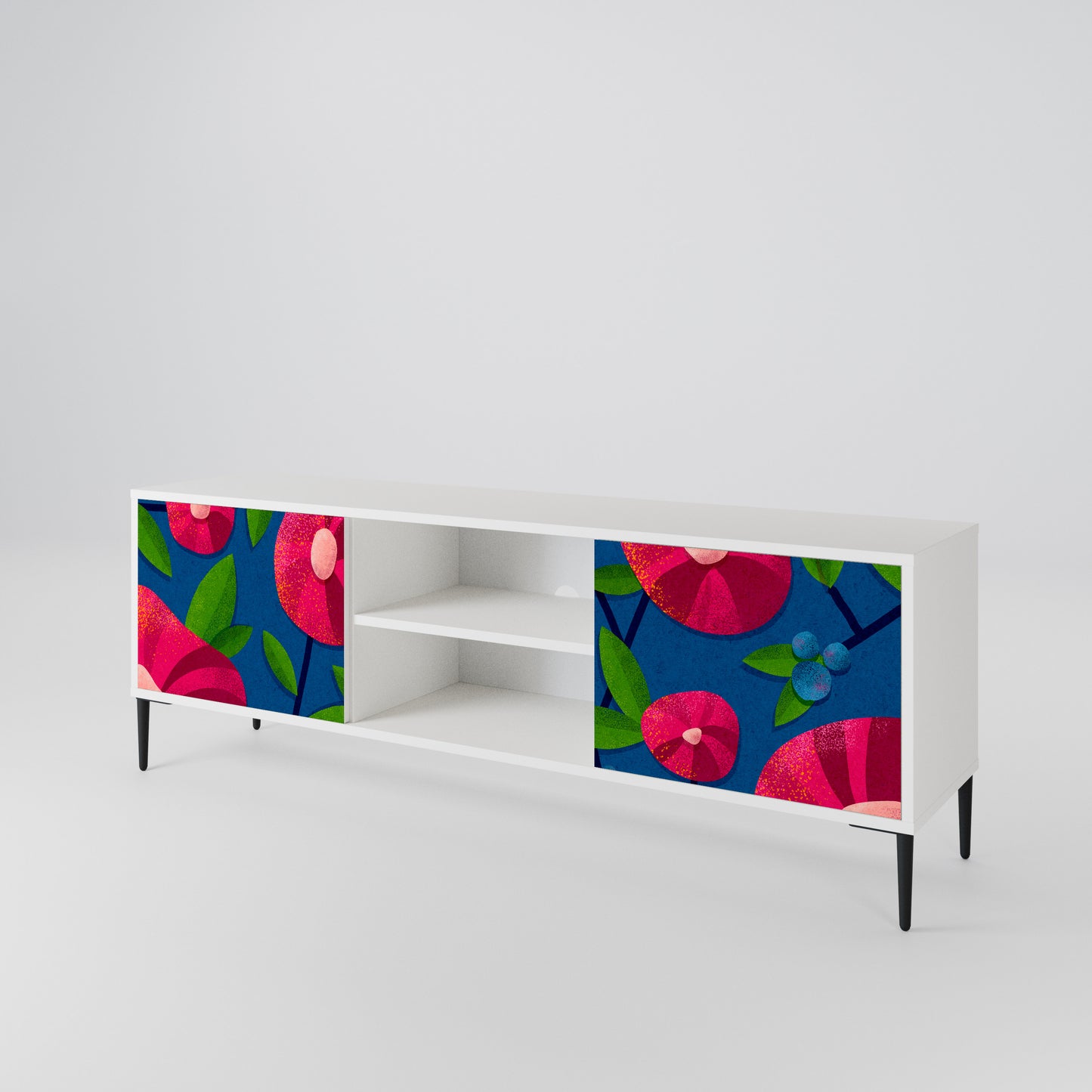 SPRING THOUGHTS Mobile TV a 2 Ante in Finitura Bianca