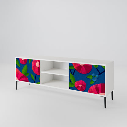 SPRING THOUGHTS Mobile TV a 2 Ante in Finitura Bianca