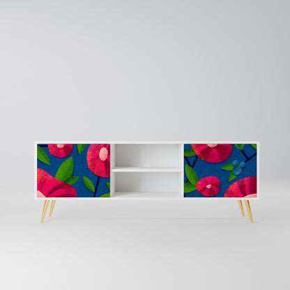 SPRING THOUGHTS Mobile TV a 2 Ante in Finitura Bianca