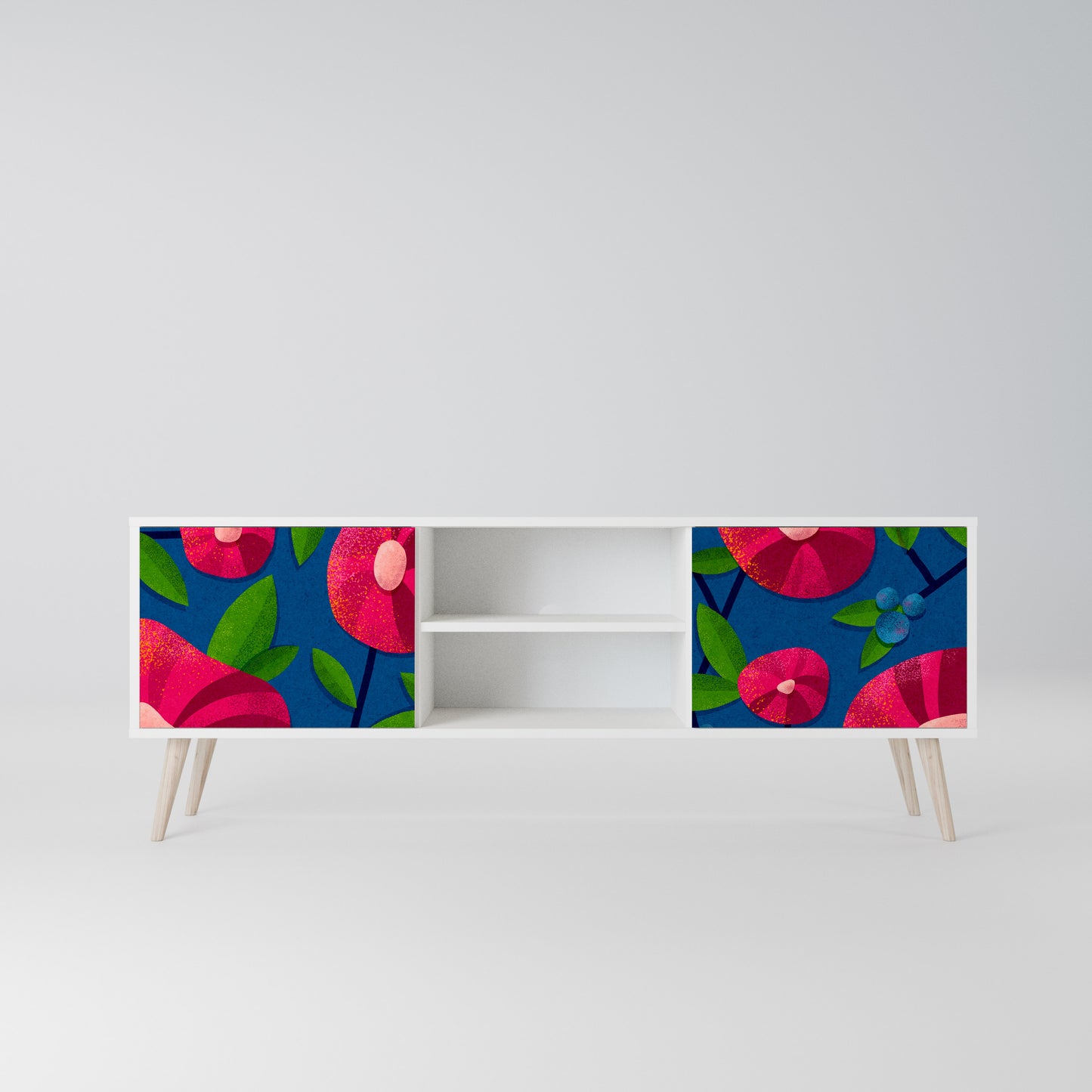 SPRING THOUGHTS Mobile TV a 2 Ante in Finitura Bianca