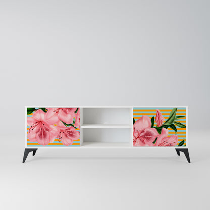 FRAGILE BEAUTY Mobile TV a 2 Ante in Finitura Bianca