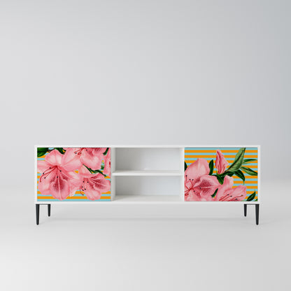 FRAGILE BEAUTY Mobile TV a 2 Ante in Finitura Bianca