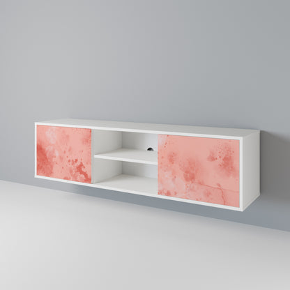 CRANE DANCE Mobile TV a 2 Ante in Finitura Bianca