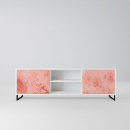 CRANE DANCE Mobile TV a 2 Ante in Finitura Bianca