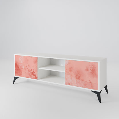 CRANE DANCE Mobile TV a 2 Ante in Finitura Bianca