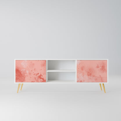 CRANE DANCE Mobile TV a 2 Ante in Finitura Bianca