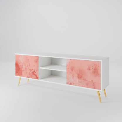 CRANE DANCE Mobile TV a 2 Ante in Finitura Bianca