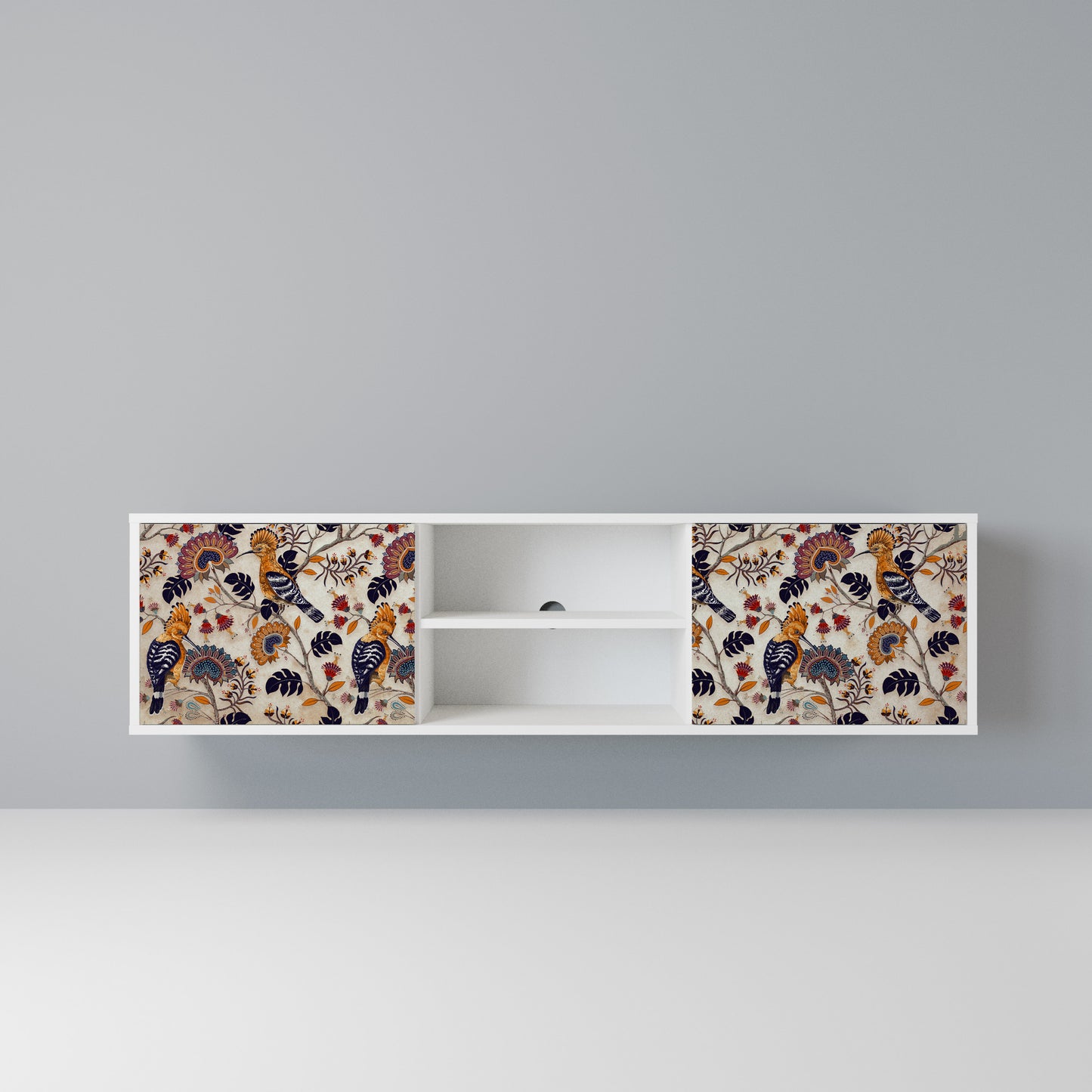 EMINENT HOOPOE Mobile TV a 2 Ante in Finitura Bianca