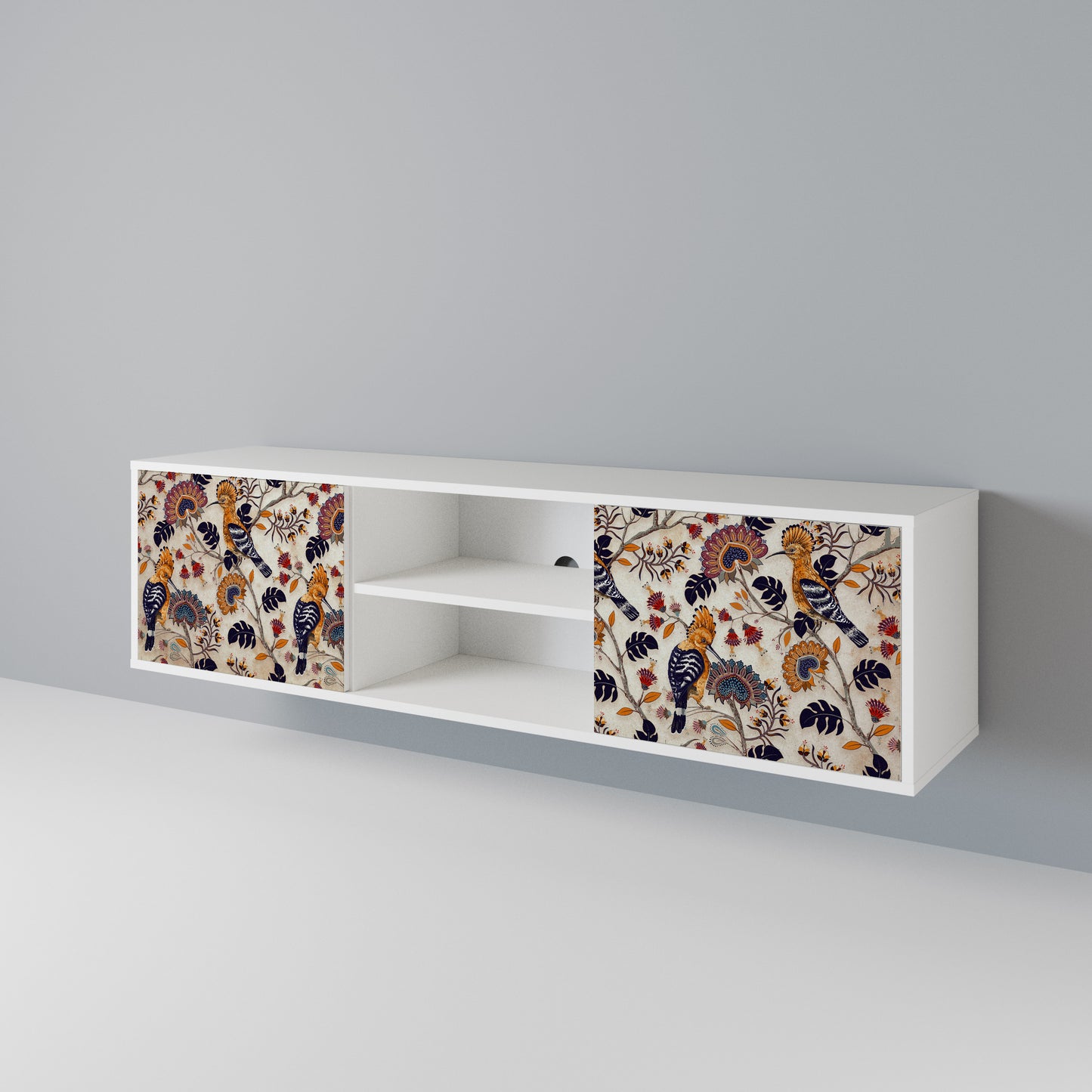 EMINENT HOOPOE Mobile TV a 2 Ante in Finitura Bianca