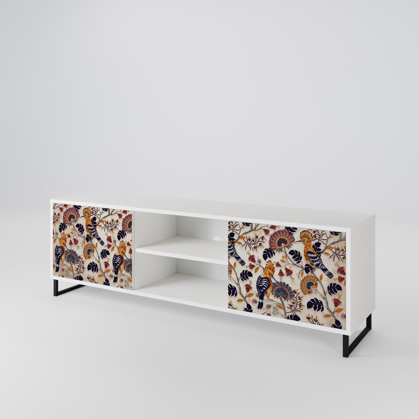 EMINENT HOOPOE Mobile TV a 2 Ante in Finitura Bianca