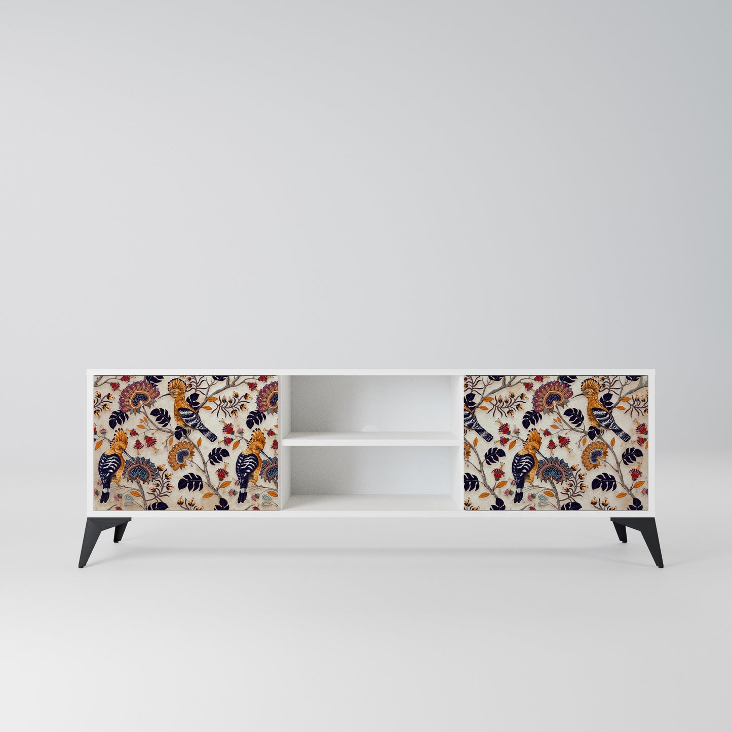 EMINENT HOOPOE Mobile TV a 2 Ante in Finitura Bianca