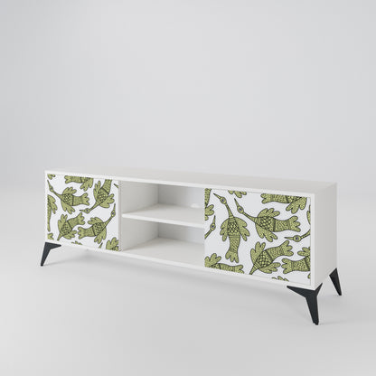 SEEDLING SONGBIRD Mobile TV a 2 Ante in Finitura Bianca