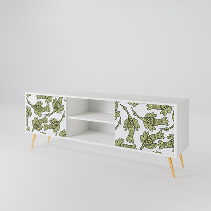 SEEDLING SONGBIRD Mobile TV a 2 Ante in Finitura Bianca