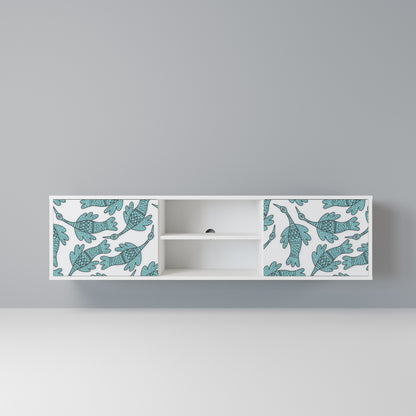 WATERSPOUT SONGIBIRD Mobile TV a 2 Ante in Finitura Bianca