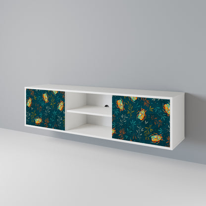 AUTUMN INSECTS Mobile TV a 2 Ante in Finitura Bianca