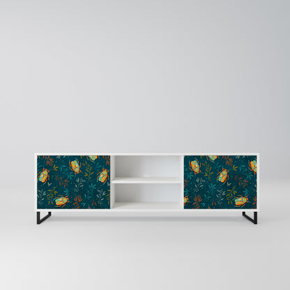 AUTUMN INSECTS Mobile TV a 2 Ante in Finitura Bianca