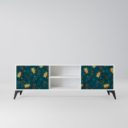 AUTUMN INSECTS Mobile TV a 2 Ante in Finitura Bianca